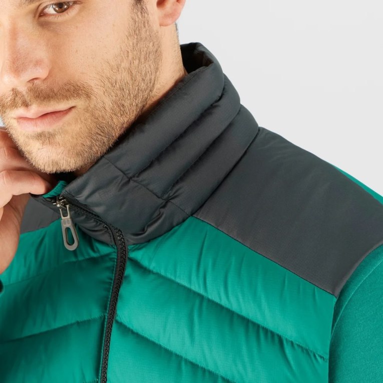 Chalecos Aislantes Salomon Essential Xwarm Down Hombre Verdes | MX PDHS123